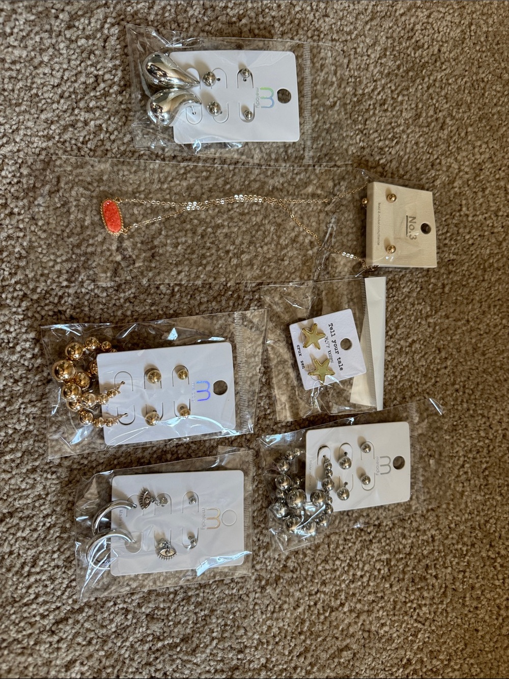 Assorted Women’s Earring Set - Gold & Silver Mix